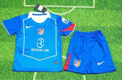 2526 AT Madrid Third Away kids Soccer Jersey